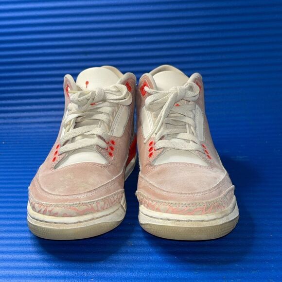 Size 5- Women’s Nike Air Jordan 3 Retro Rust Pink CK9246-600 Crimson - Picture 3 of 8